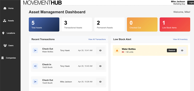 Asset Management Dashboard