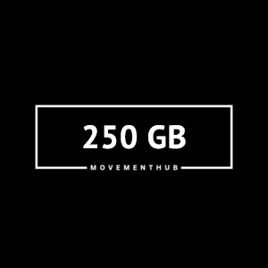 Extra 250 GB storage